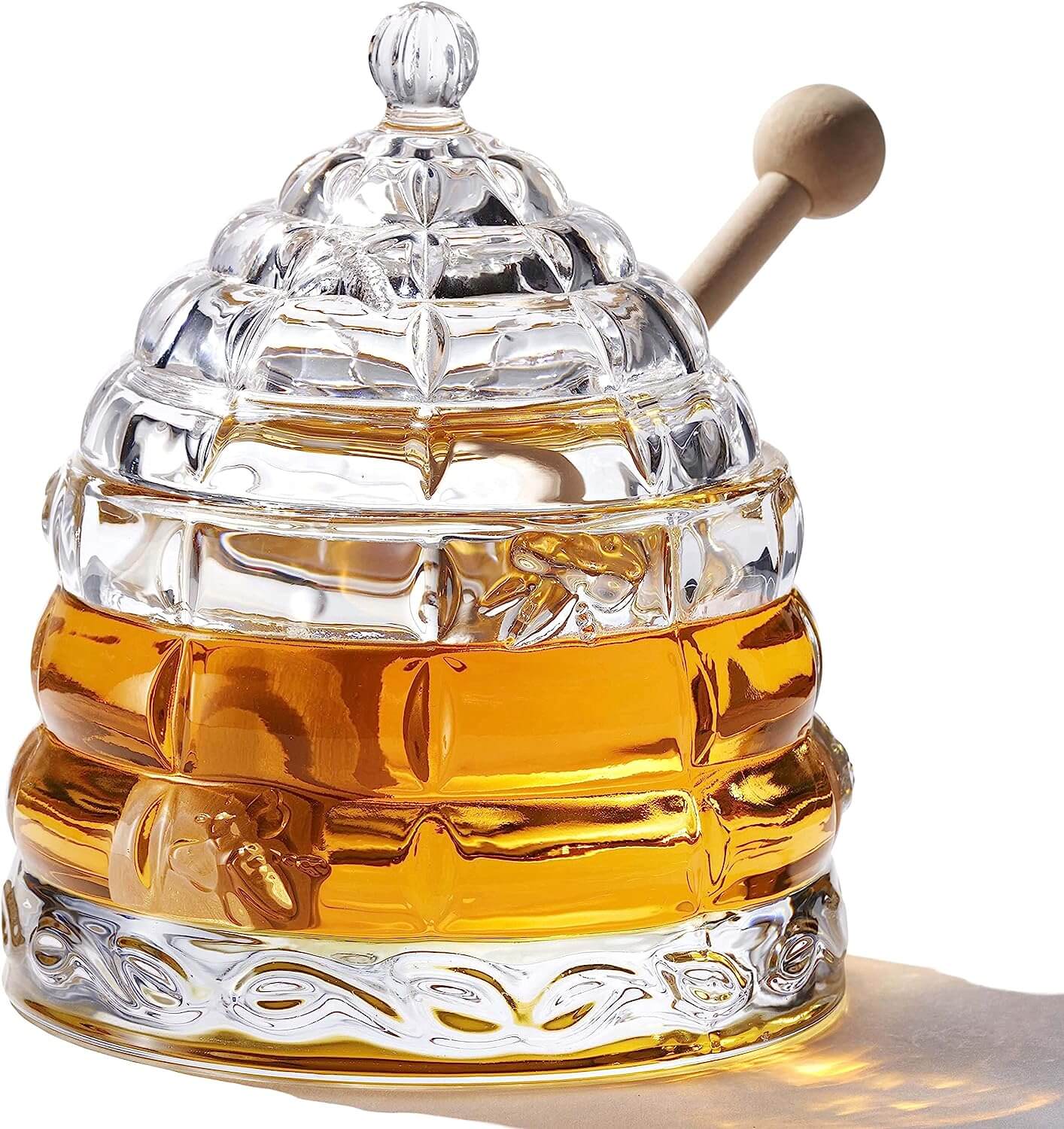 PAULSWAY Crystal Honey Jar with 2 Dipper