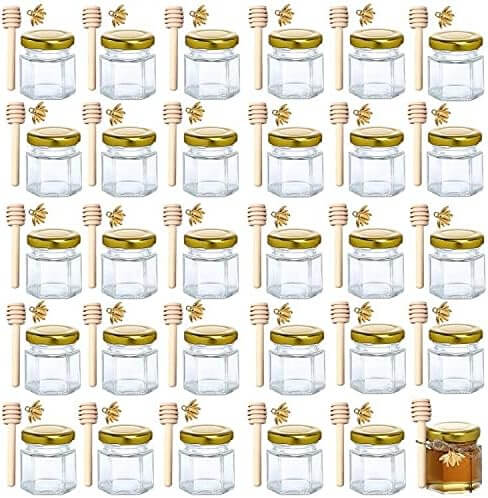 The XING-RUIYANG 30-pack Glass Honey Jars